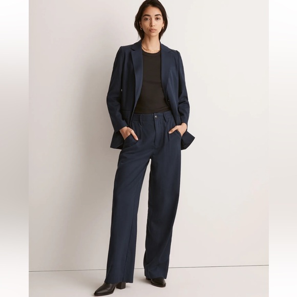 Madewell The Petite Neale Straight-Leg Pant in Drapeweave - Picture 5 of 12